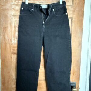 EVERLANE Black Jeans w/ frayed hem